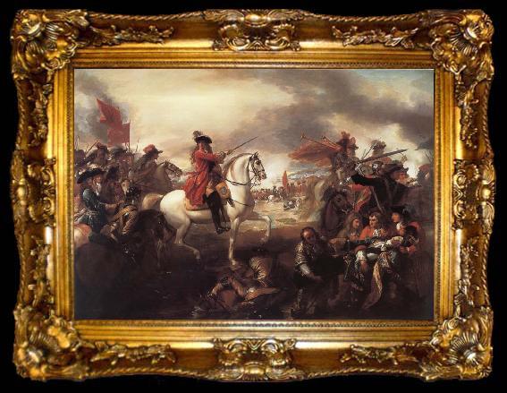 framed  Benjamin West The Battle of the Boyne, ta009-2
